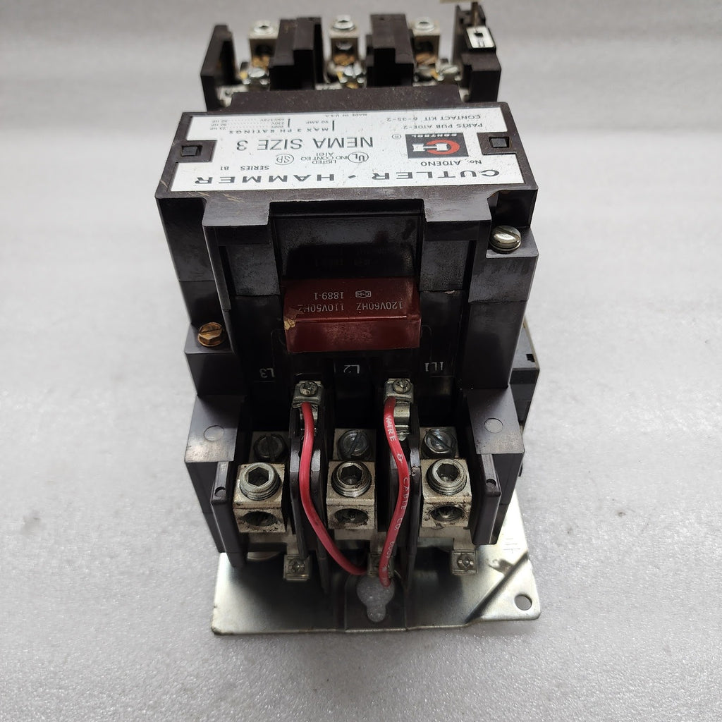 CUTLER HAMMER A10EN0 MOTOR STARTER 90A A10E-2