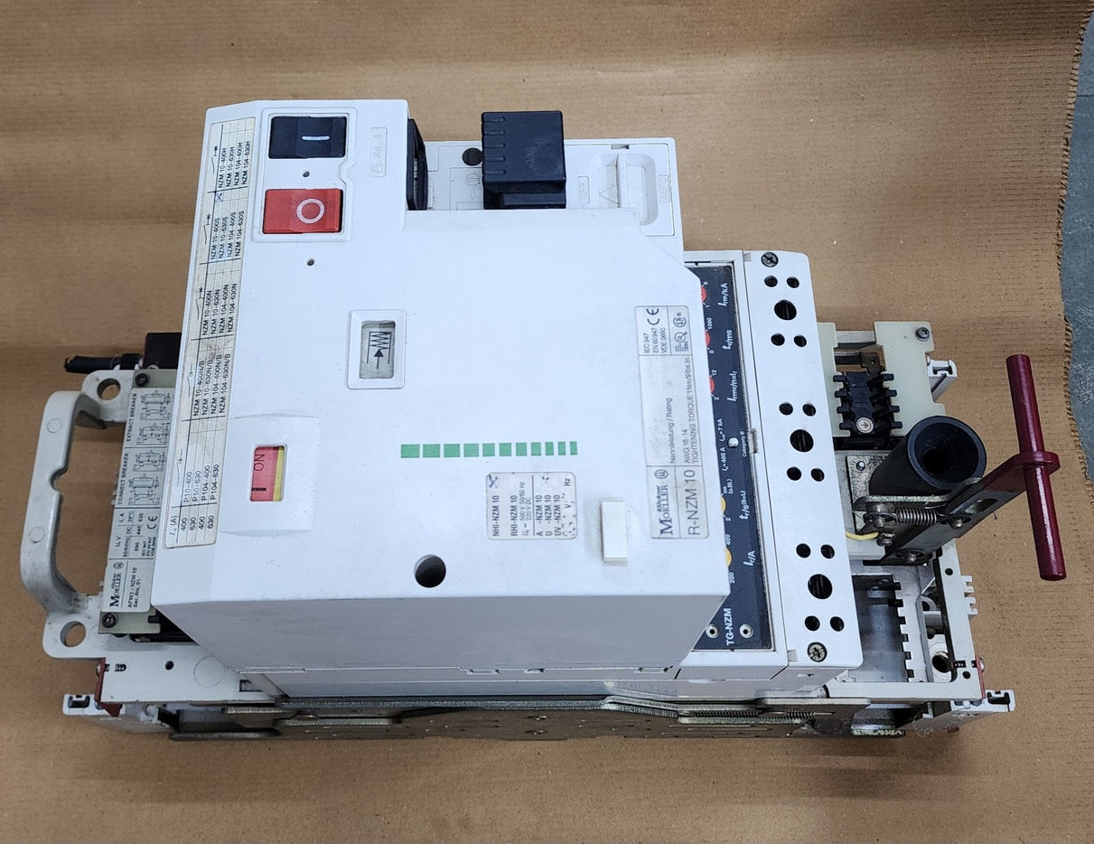 MOELLER R-NZM 10 3-POLE CIRCUIT BREAKER TRIP 400A ZMV-400-NZM 10