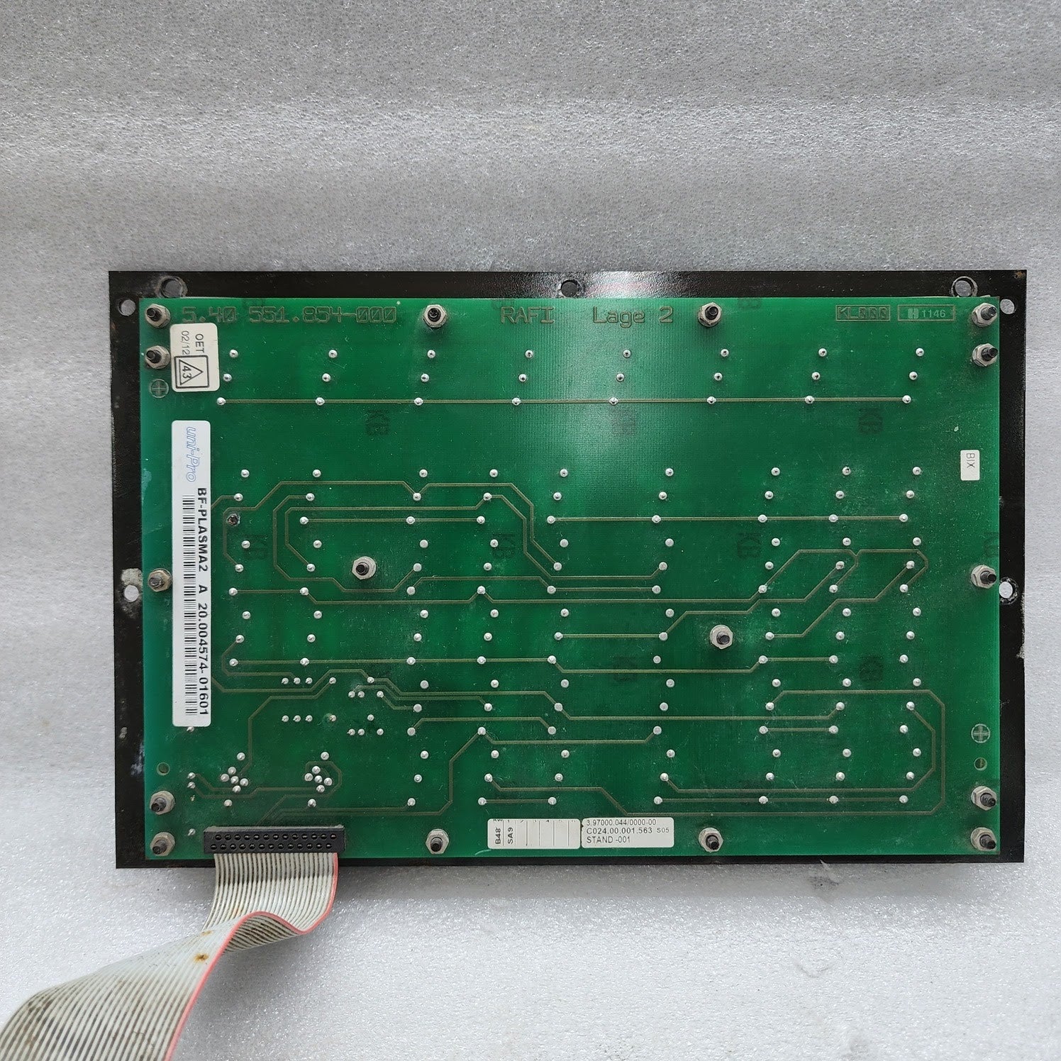 UNI-PRO BF-PLASMA2 A 20.004574 OPERATOR PANEL