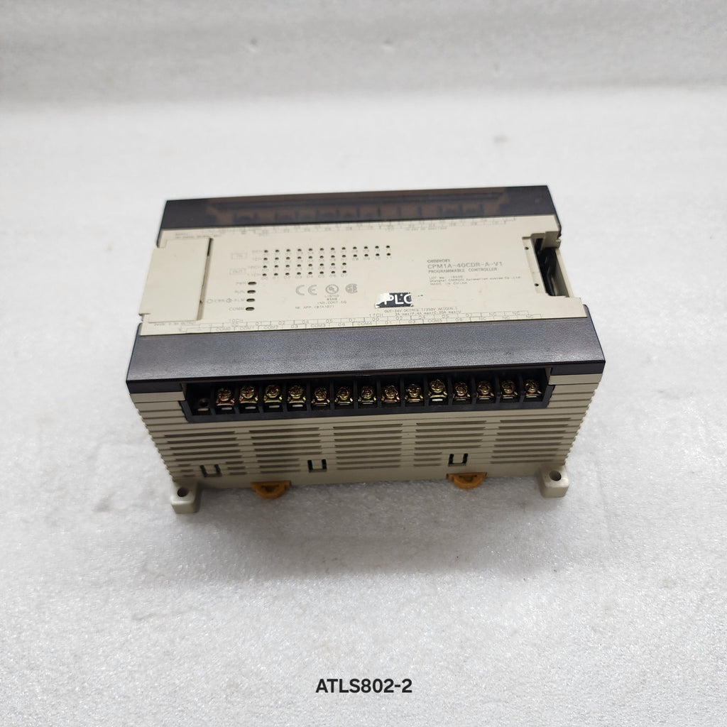 OMRON CPM1A-40CDR-A-V1 PROGRAMMABLE CONTROLLER 100-240VAC