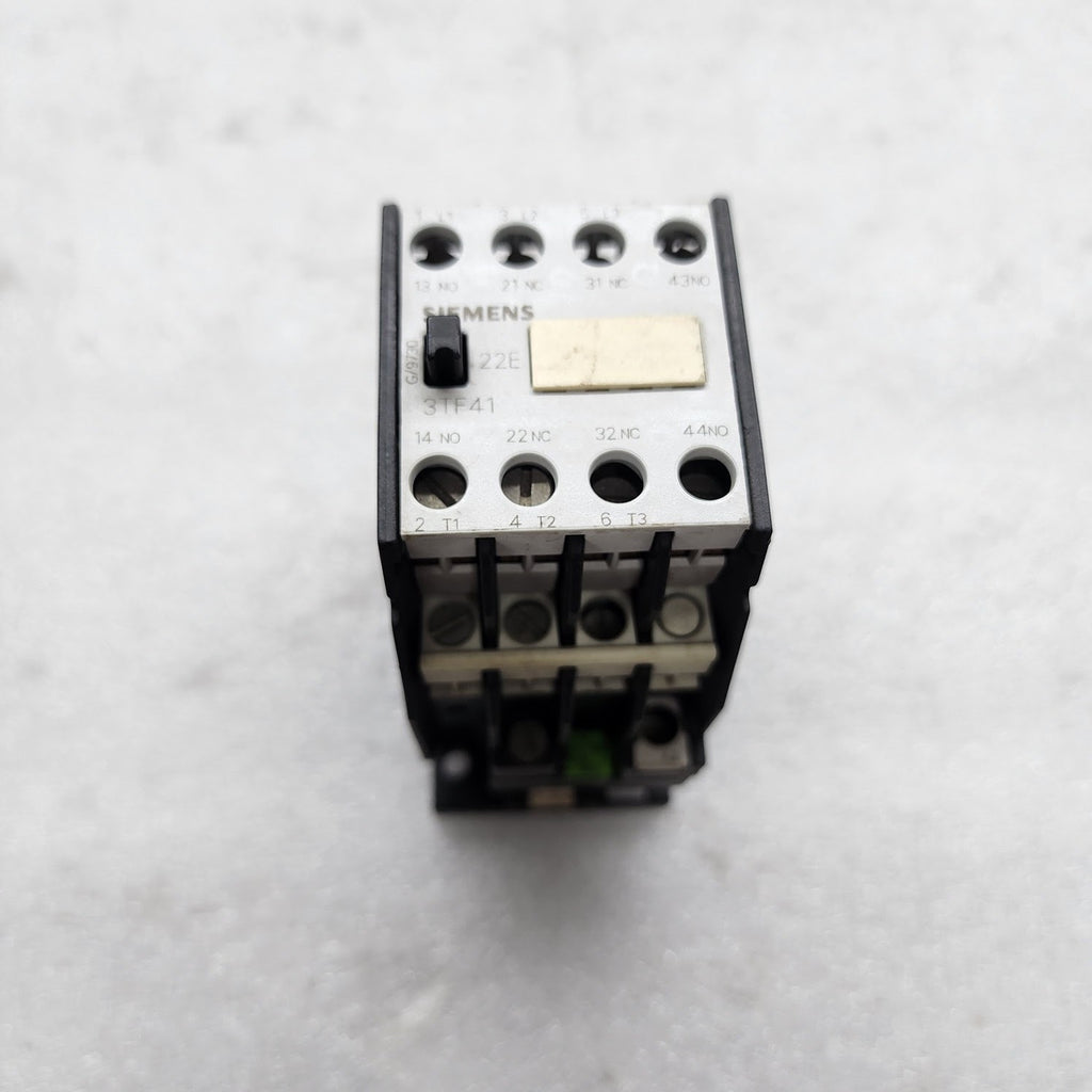 SIEMENS 3TF41 POWER CONTACTOR COIL VOLTAGE 100-110V