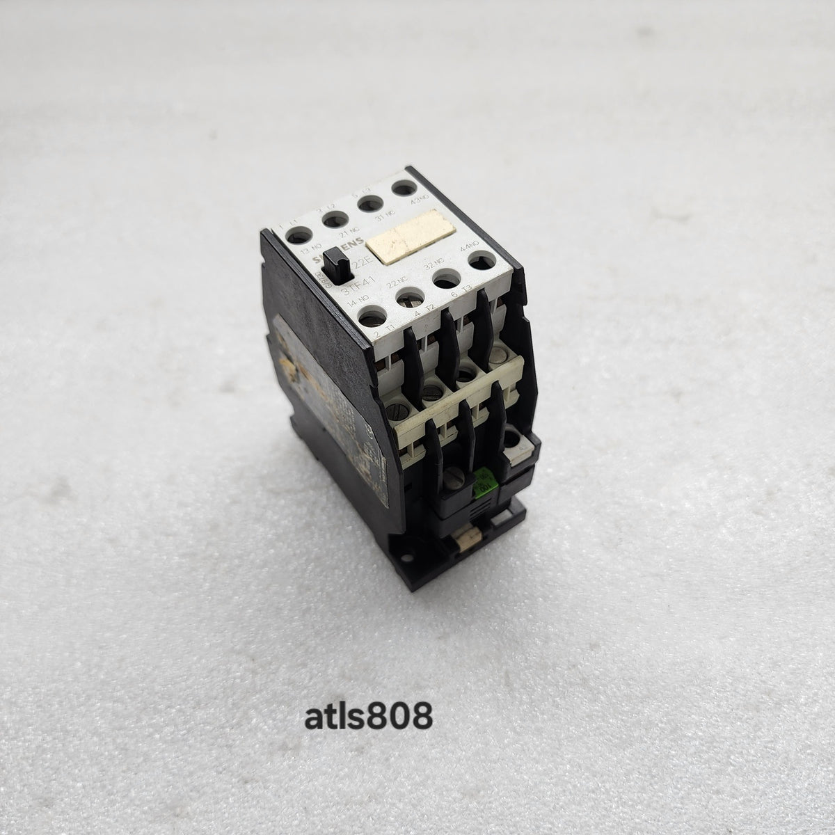 SIEMENS 3TF41 POWER CONTACTOR COIL VOLTAGE 100-110V
