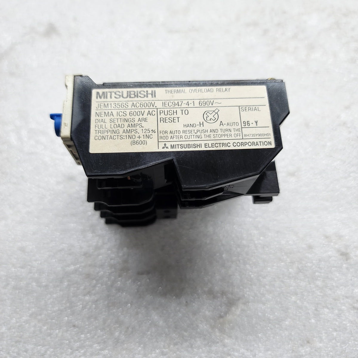 MITSUBISHI TH-N20 THERMAL OVERLOAD RELAY 7-11A