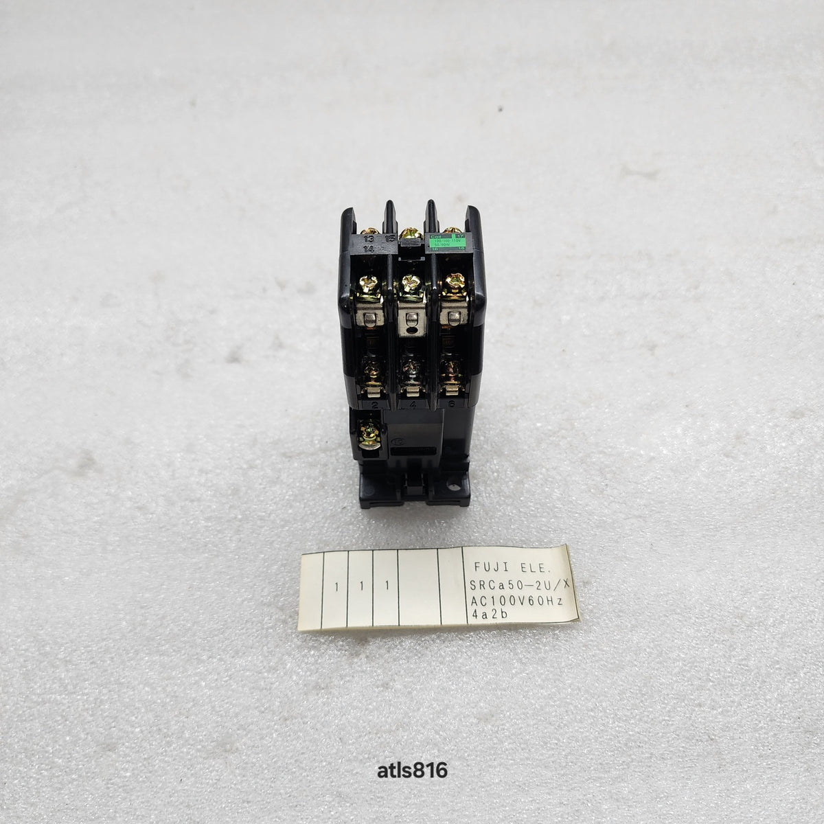 FUJI ELECTRIC SRC50-2U/X (4a2b) AUXILIARY RELAY COIL VOLTAGE 100-110V