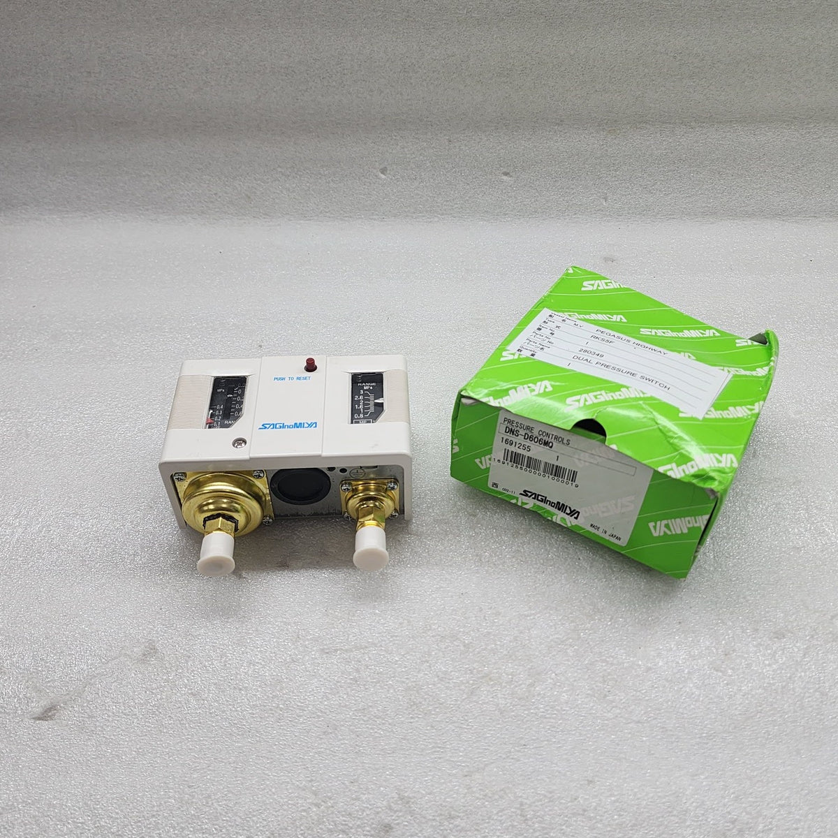 SAGINOMIYA DNS-D606MQ PRESSURE CONTROL SWITCH