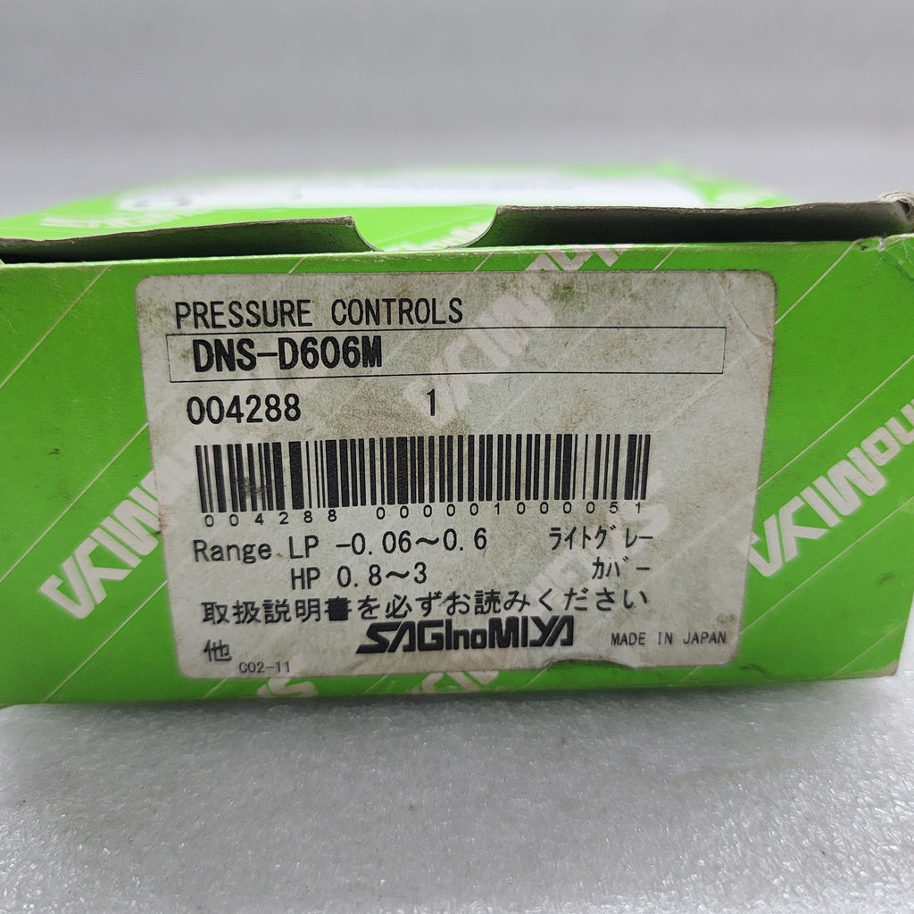 SAGINOMIYA DNS-D606M PRESSURE CONTROLS 004288
