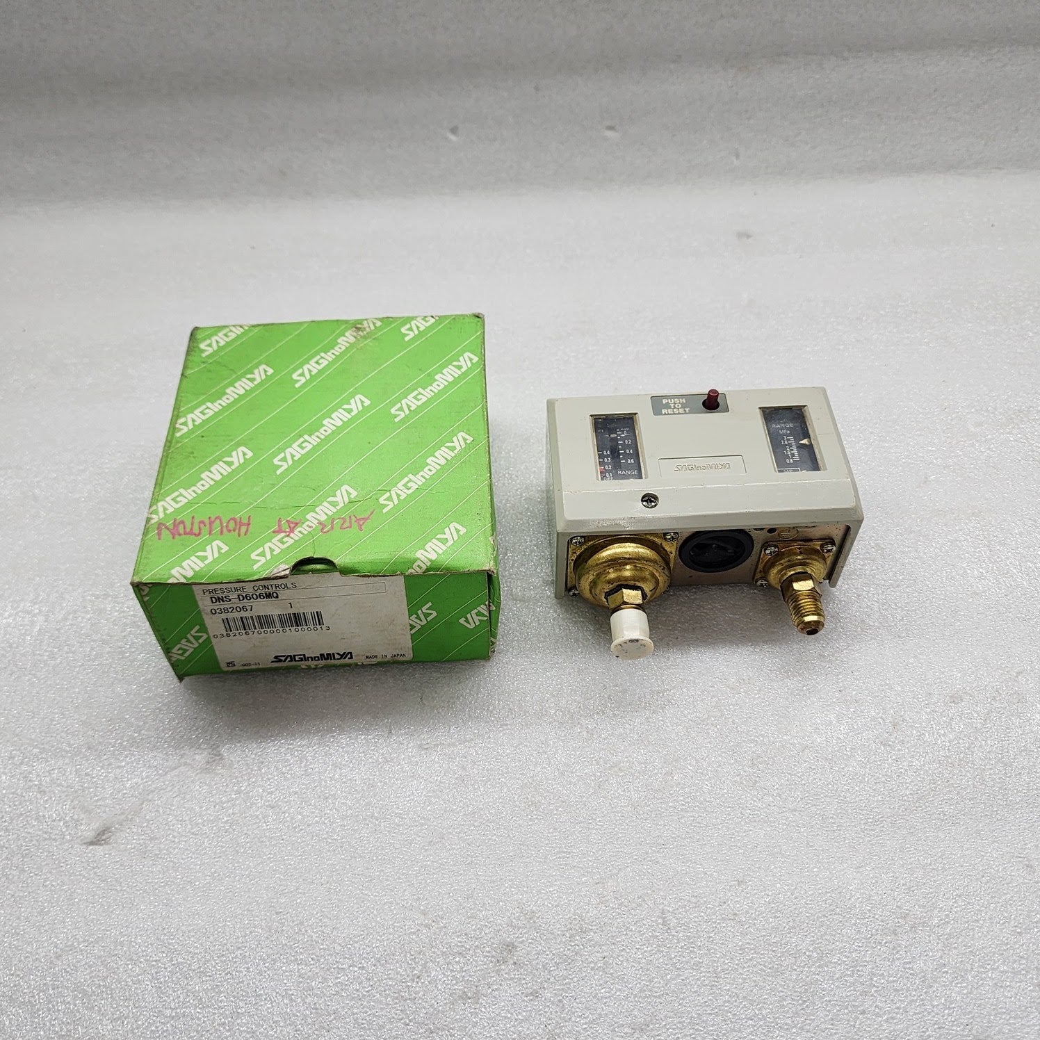 SAGINOMIYA DNS-D606M PRESSURE CONTROLS 004288