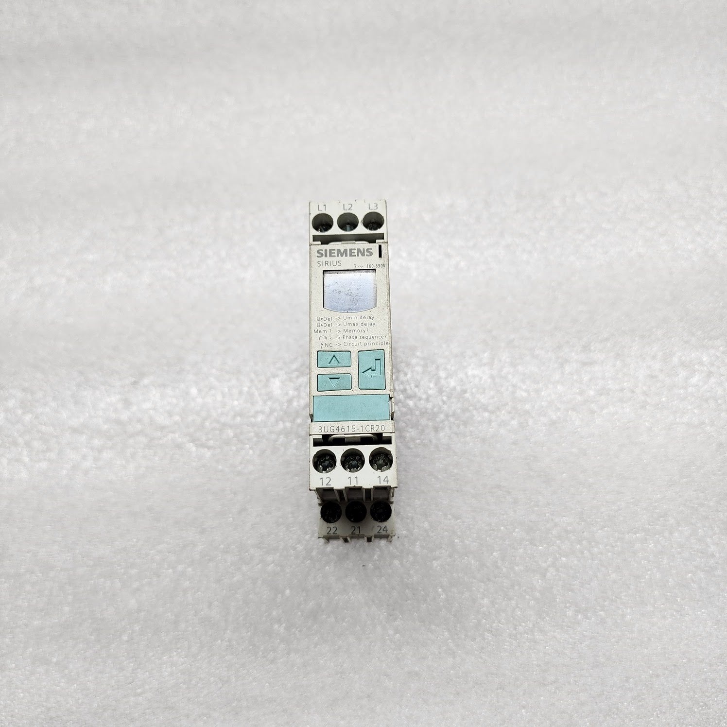 SIEMENS 3UG4615-1CR20 VOLTAGE MONITORING RELAY