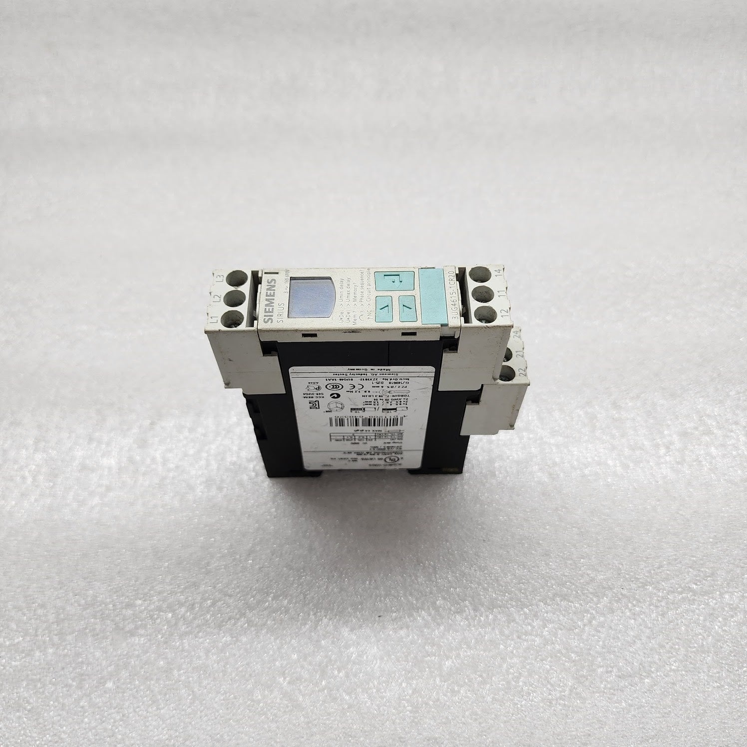 SIEMENS 3UG4615-1CR20 VOLTAGE MONITORING RELAY