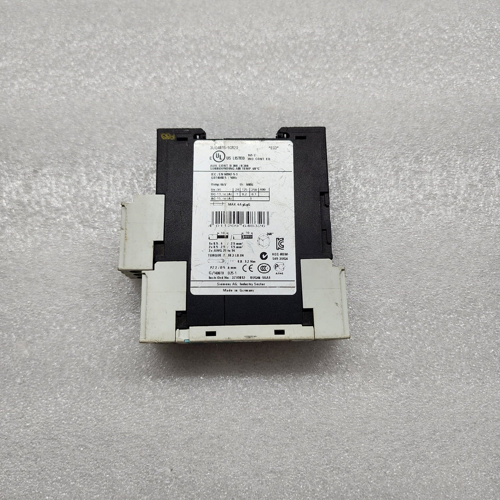SIEMENS 3UG4615-1CR20 VOLTAGE MONITORING RELAY