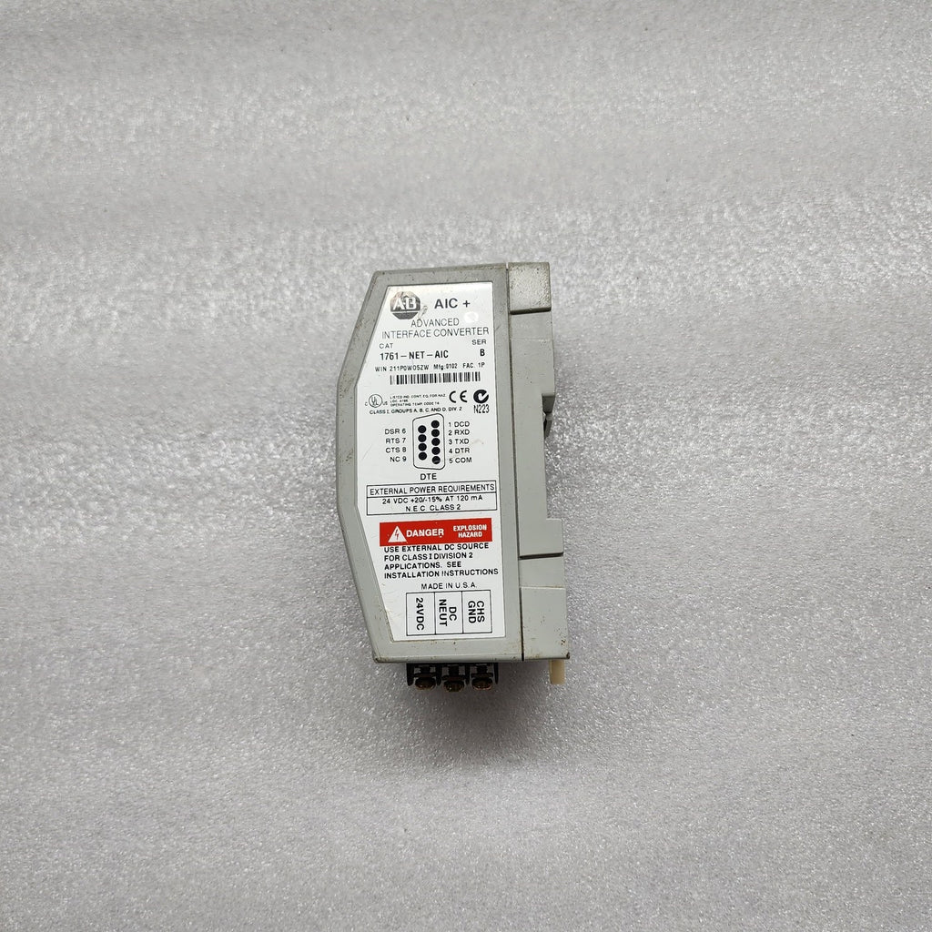 ALLEN BRADLEY CAT 1761-NET-AIC ADVANCED INTERFACE CONVERTER