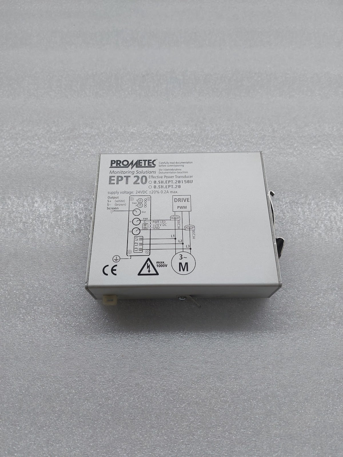 PROMETEC EPT20 EFFECTIVE POWER TRANSDUCER 24VDC