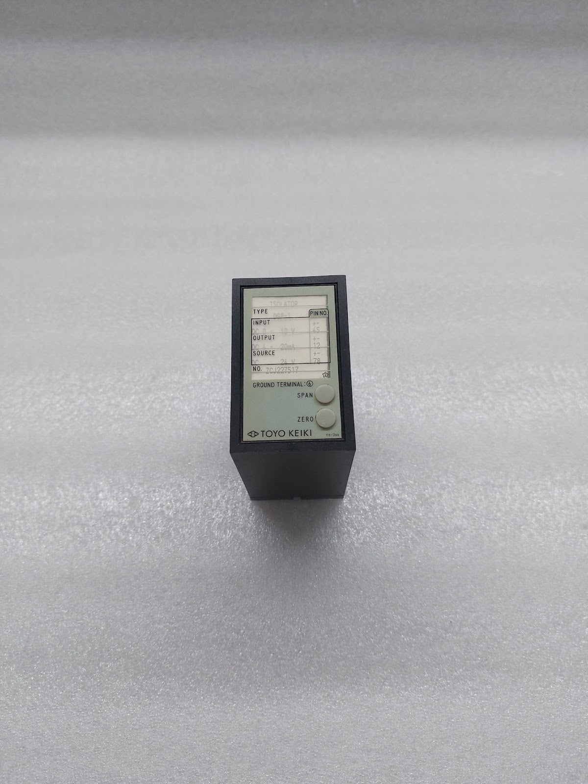 TOYO KEIKI DGP-1 ISOLATOR 24VDC 4-20mA