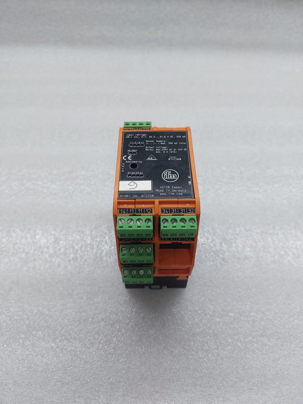 IFM AC2258 INTERFACE CABINET CONTROL MODULE