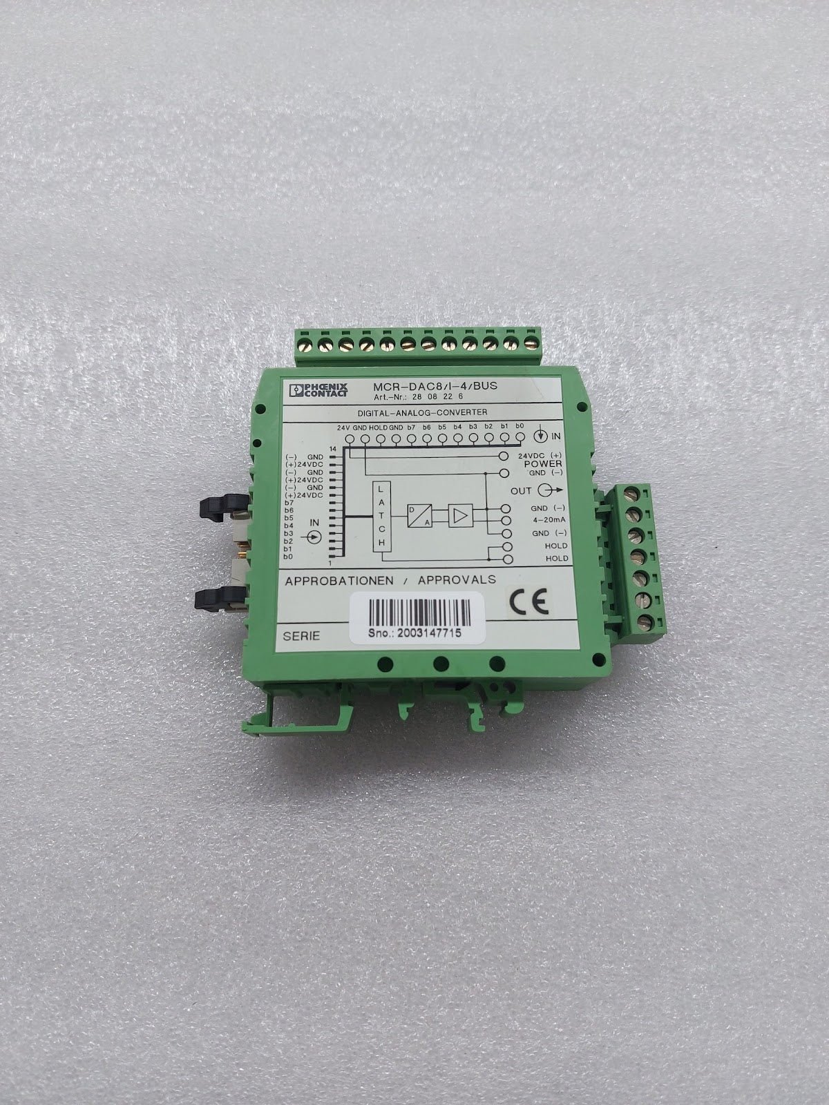 PHOENIX CONTACT MCR-DAC8/I-4/BUS CONVERTER 2808226
