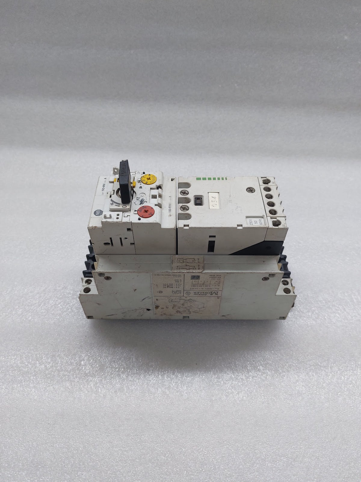 ALLEN BRADLEY CAT 190-MN MANUAL MOTOR STARTER 190-P250L PKZ2 AND ZM 230V