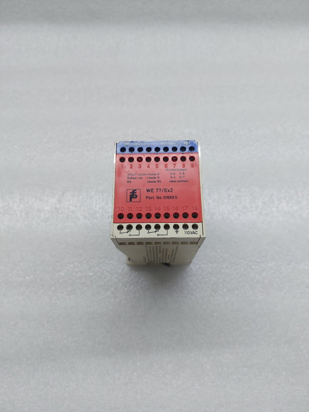 PEPPERL + FUCHS WE77/EX2 SWITCH AMPLIFIER 01669-S