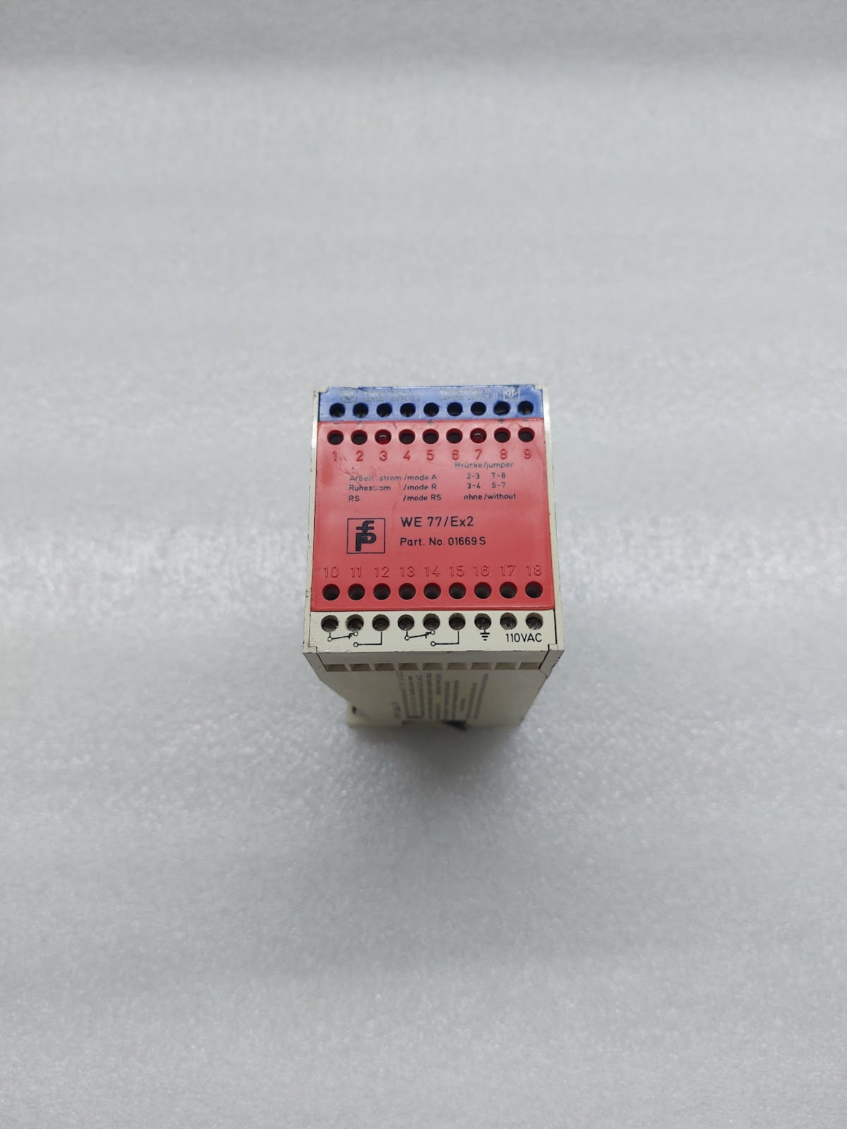 PEPPERL + FUCHS WE77/EX2 SWITCH AMPLIFIER 01669-S