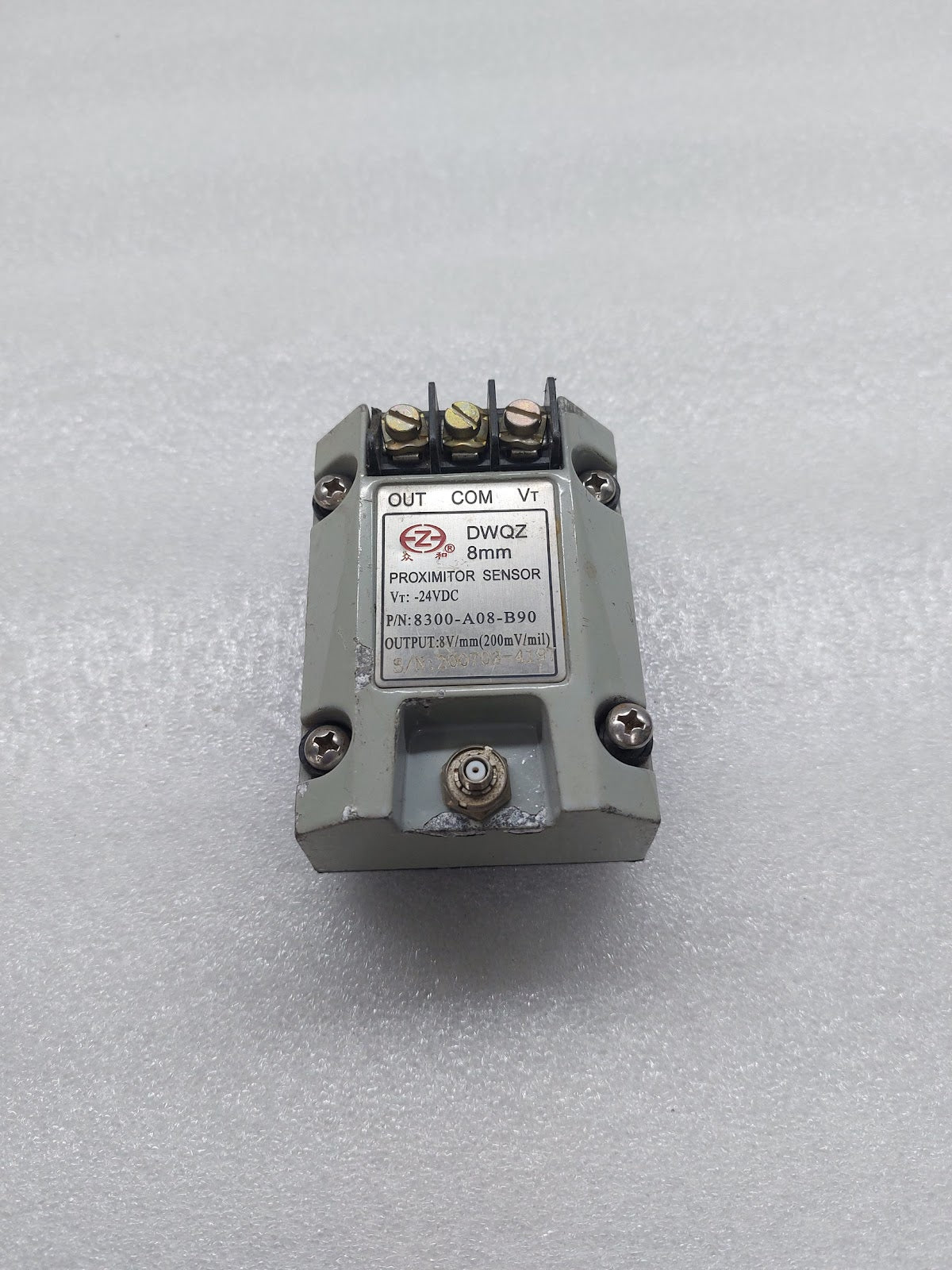 DWQZ 8MM PROXIMITY SENSOR 8300-A08-B90 24VDC