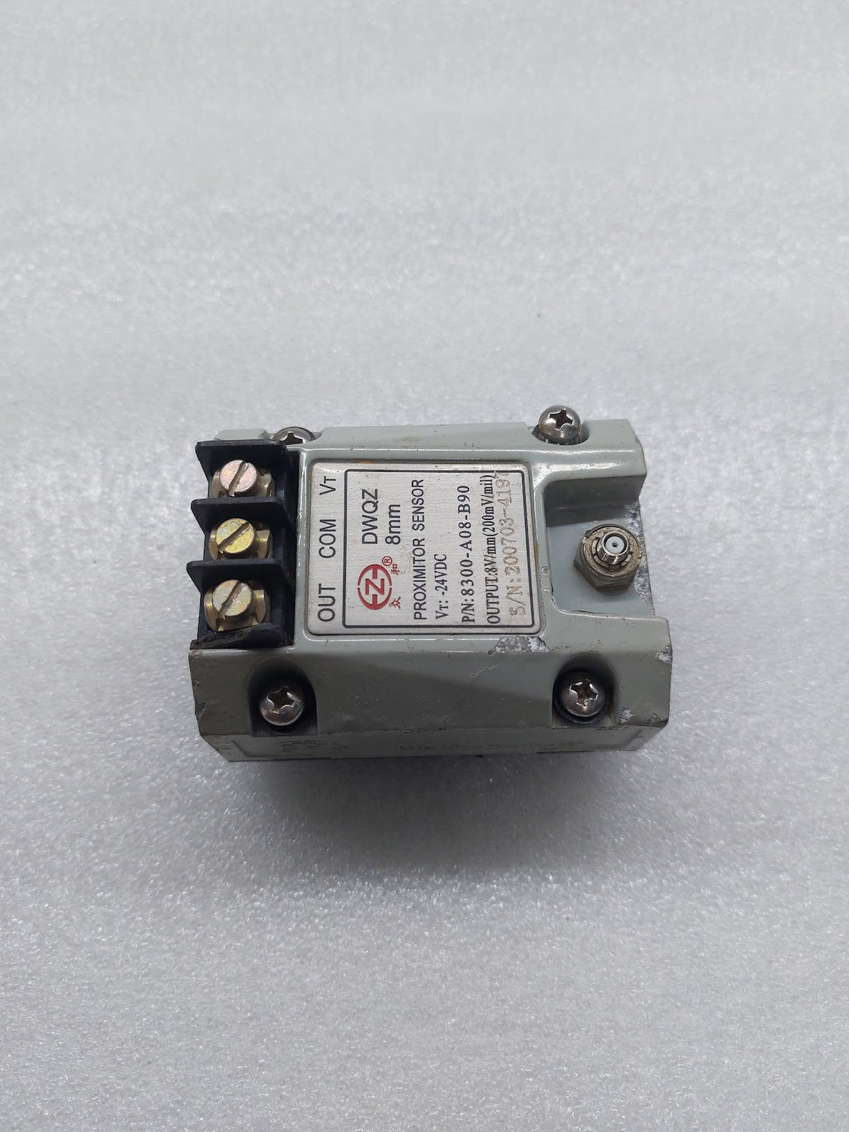 DWQZ 8MM PROXIMITY SENSOR 8300-A08-B90 24VDC