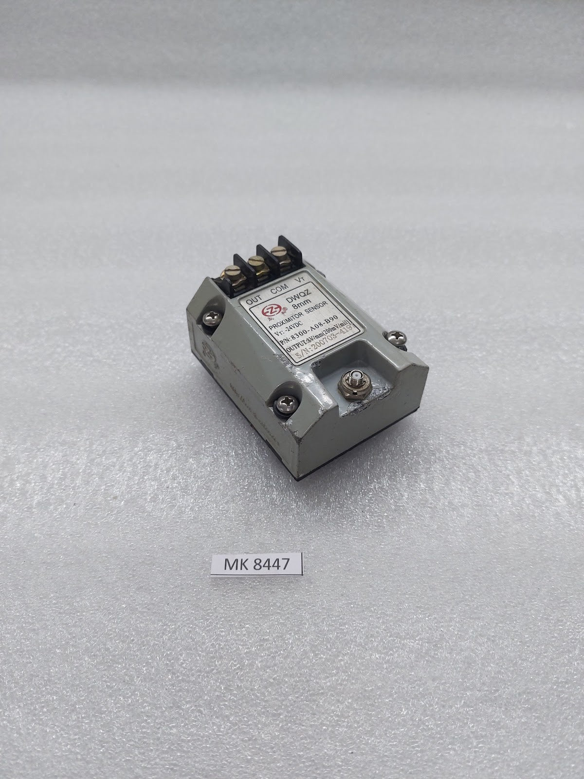 DWQZ 8MM PROXIMITY SENSOR 8300-A08-B90 24VDC