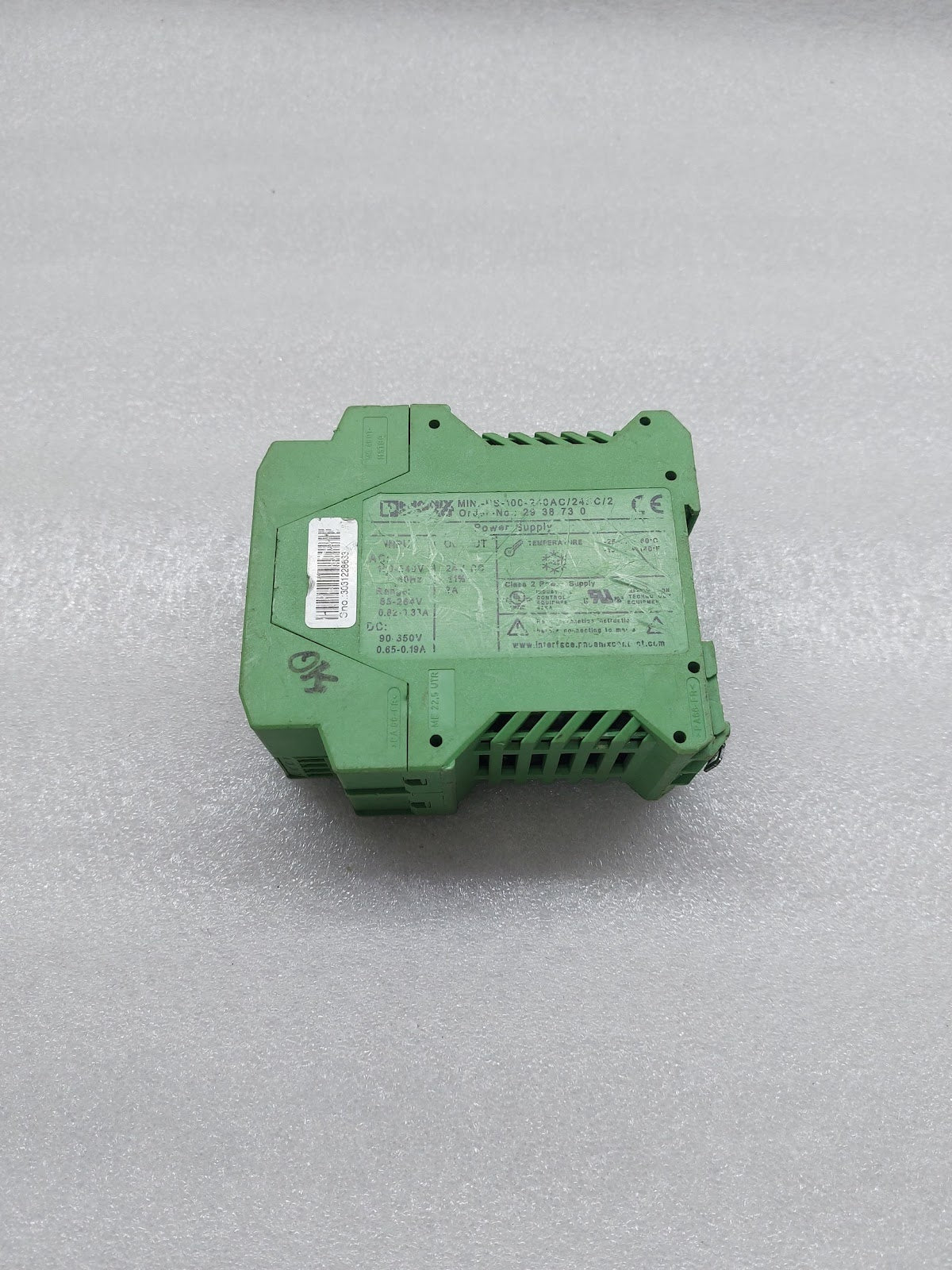 PHOENIX CONTACT MINI-PS-100-240AC/24DC/2 POWER SUPPLY UNIT 2938730