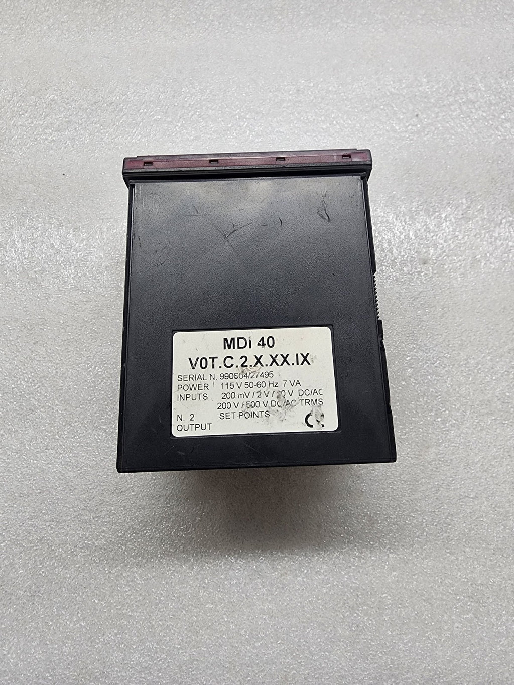 CARLO GAVAZZI MDI 40 PANEL METER V0T.C.2.X.XX.IX 115V