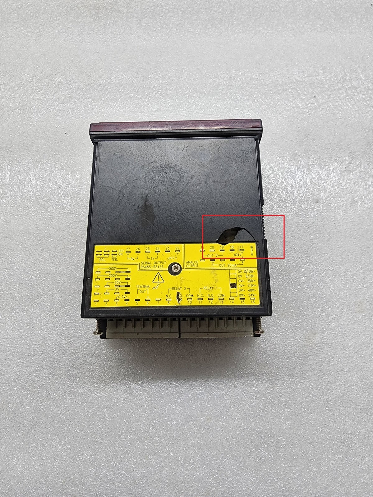 CARLO GAVAZZI MDI 40 PANEL METER V0T.C.2.X.XX.IX 115V