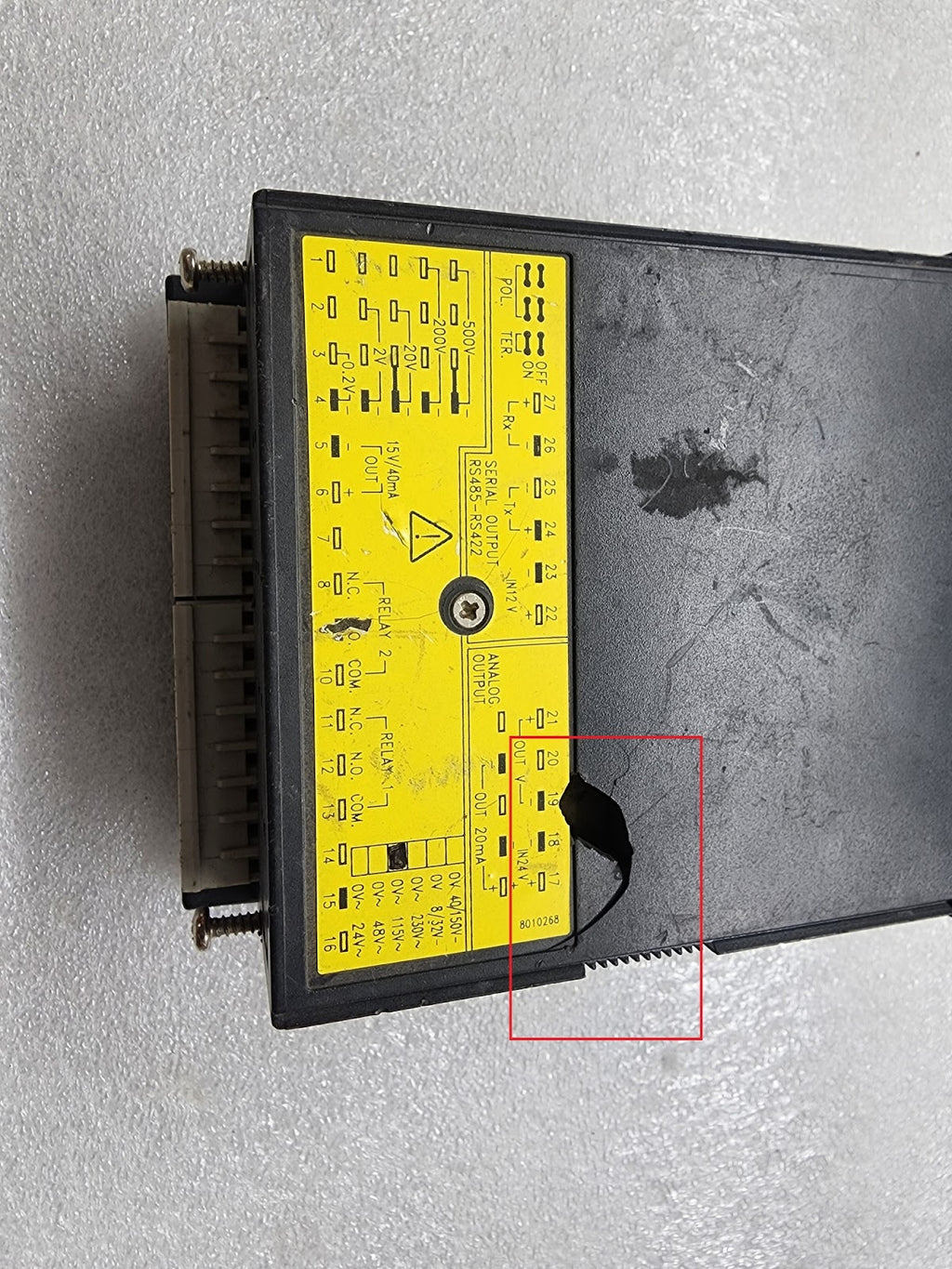 CARLO GAVAZZI MDI 40 PANEL METER V0T.C.2.X.XX.IX 115V