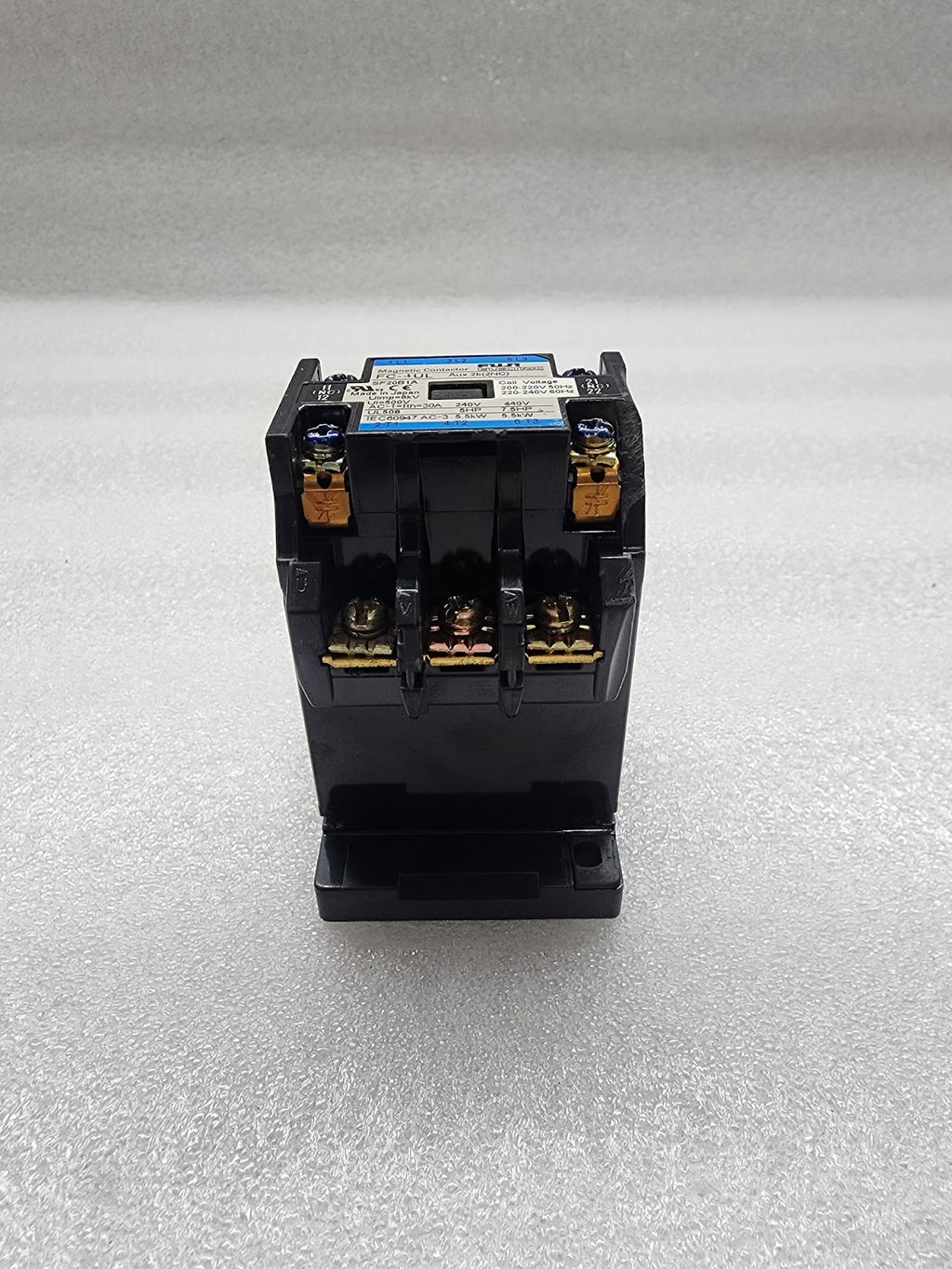 FUJI ELECTRIC SF20B1A MAGNETIC CONTACTOR 30A 200-240V