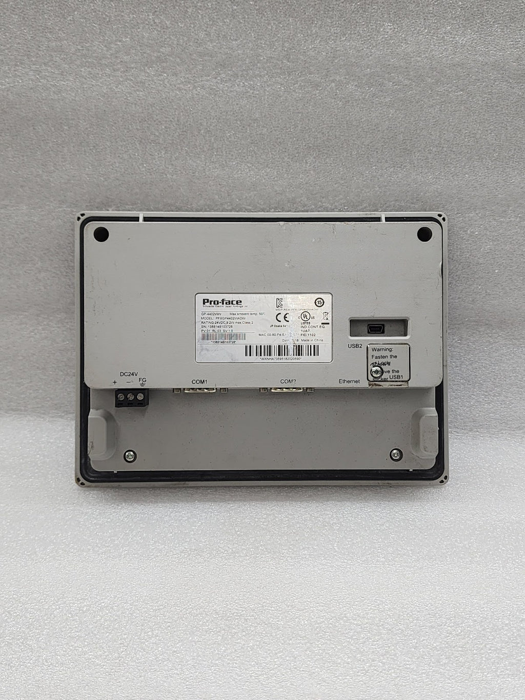 PROFACE PFXGP4402WADW HMI 7" GP-4402WW 24VDC