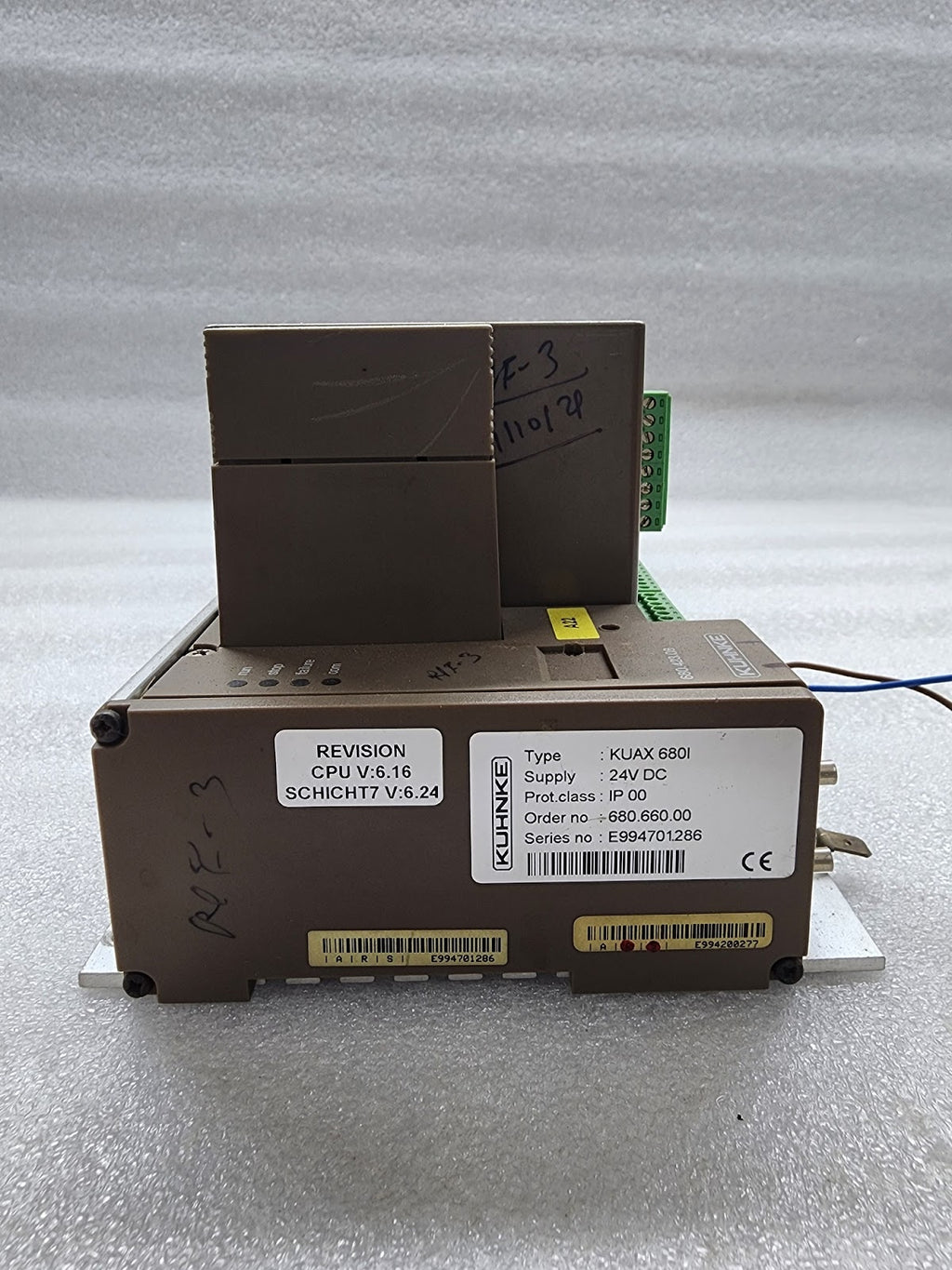 KUHNKE KUAX680I PLC 24VDC 680-660-00 CPU 6.16