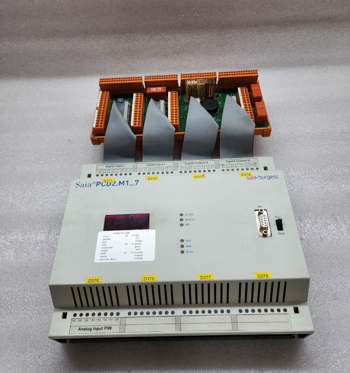 SAIA BURGESS PCD2.M1_7 CONTROL DEVICE PCD2.M157ZDN 24VDC 35021360