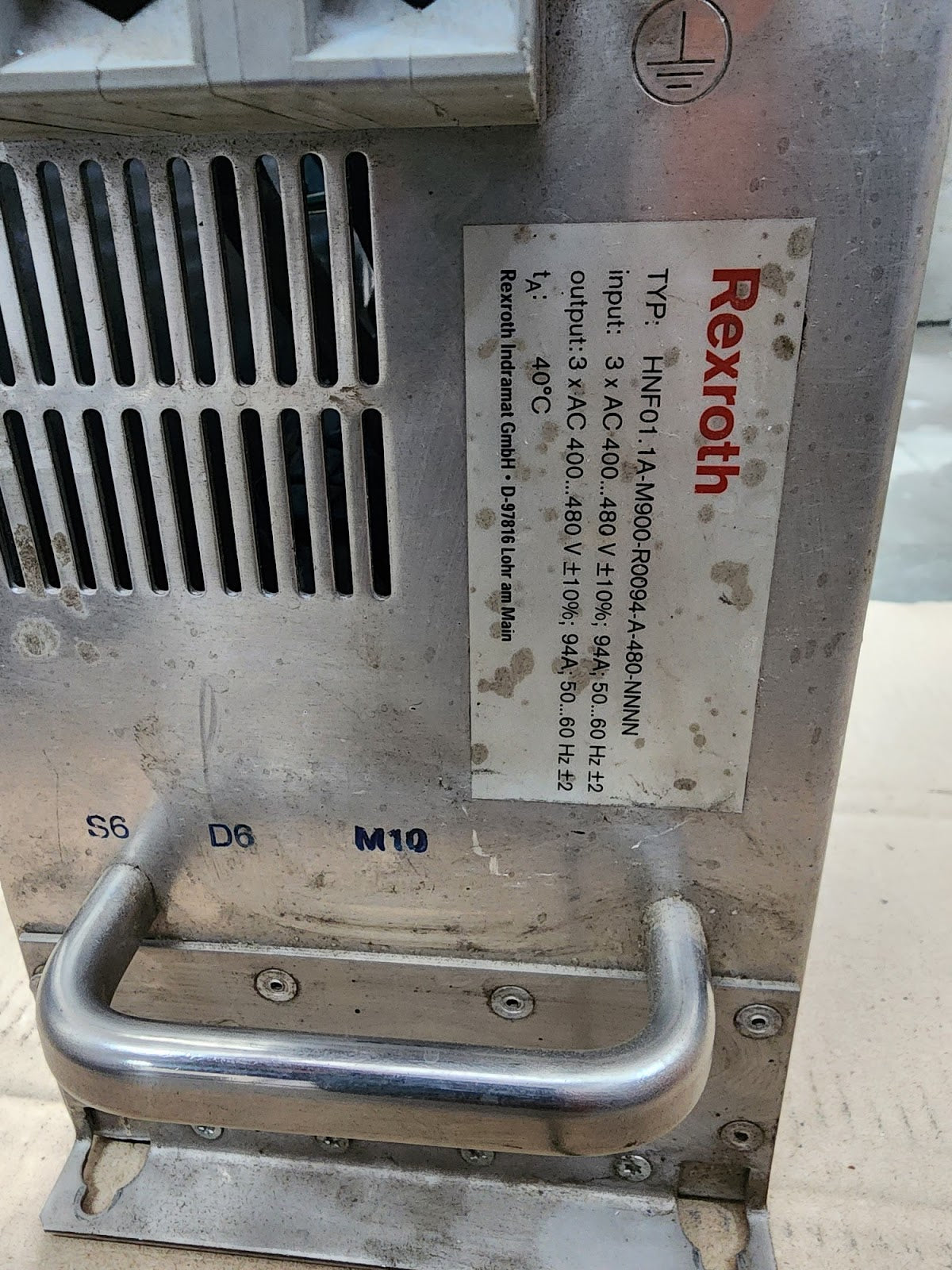 REXROTH INDRADRIVE HNF01.1A-M900-R0094-A-480-NNNN R911306296