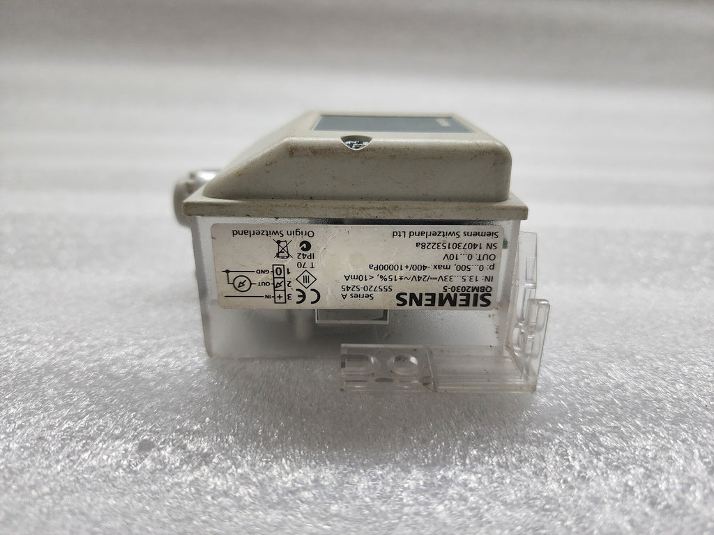 SIEMENS QBM2030-5 DIFFERENTIAL PRESSURE SENSOR