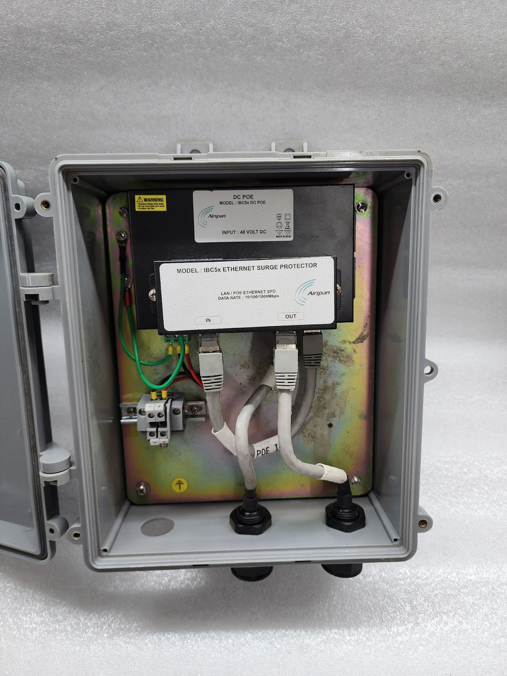 AIRSPAN IBC5X ETHERNET SURGE PROTECTOR IBC5X-DC-POE