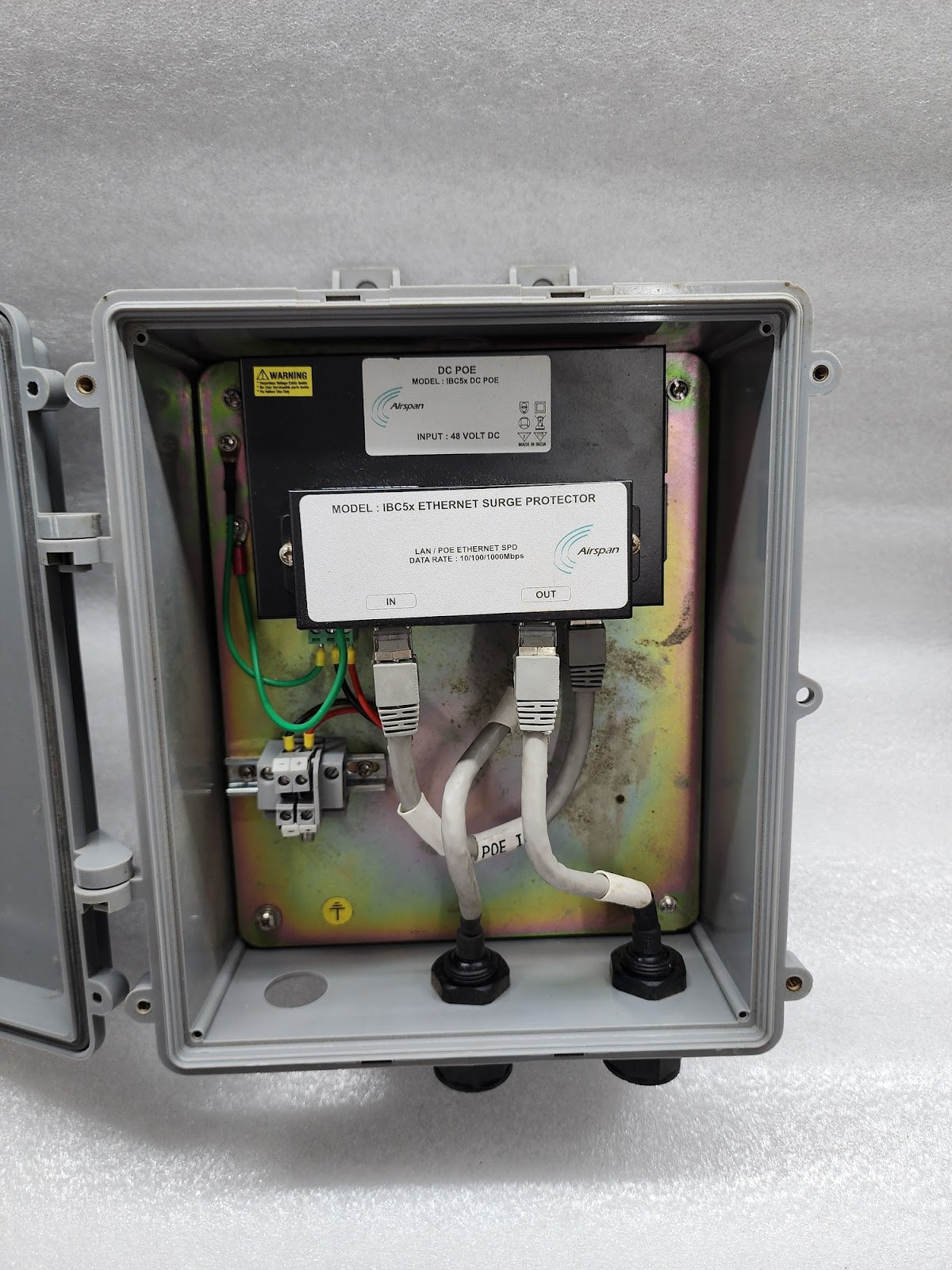 AIRSPAN IBC5X ETHERNET SURGE PROTECTOR IBC5X-DC-POE