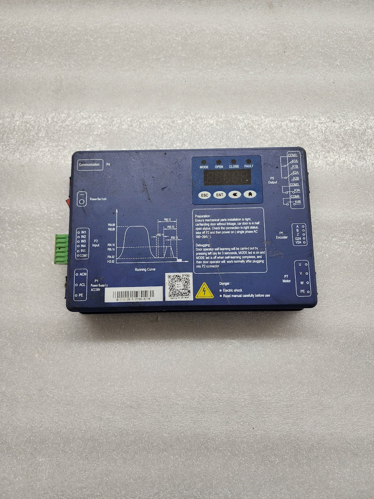 SHANGHAI BSTDOORSYSTEM BG221-BS21E ELEVATOR DOOR SYSTEM 0.2KW
