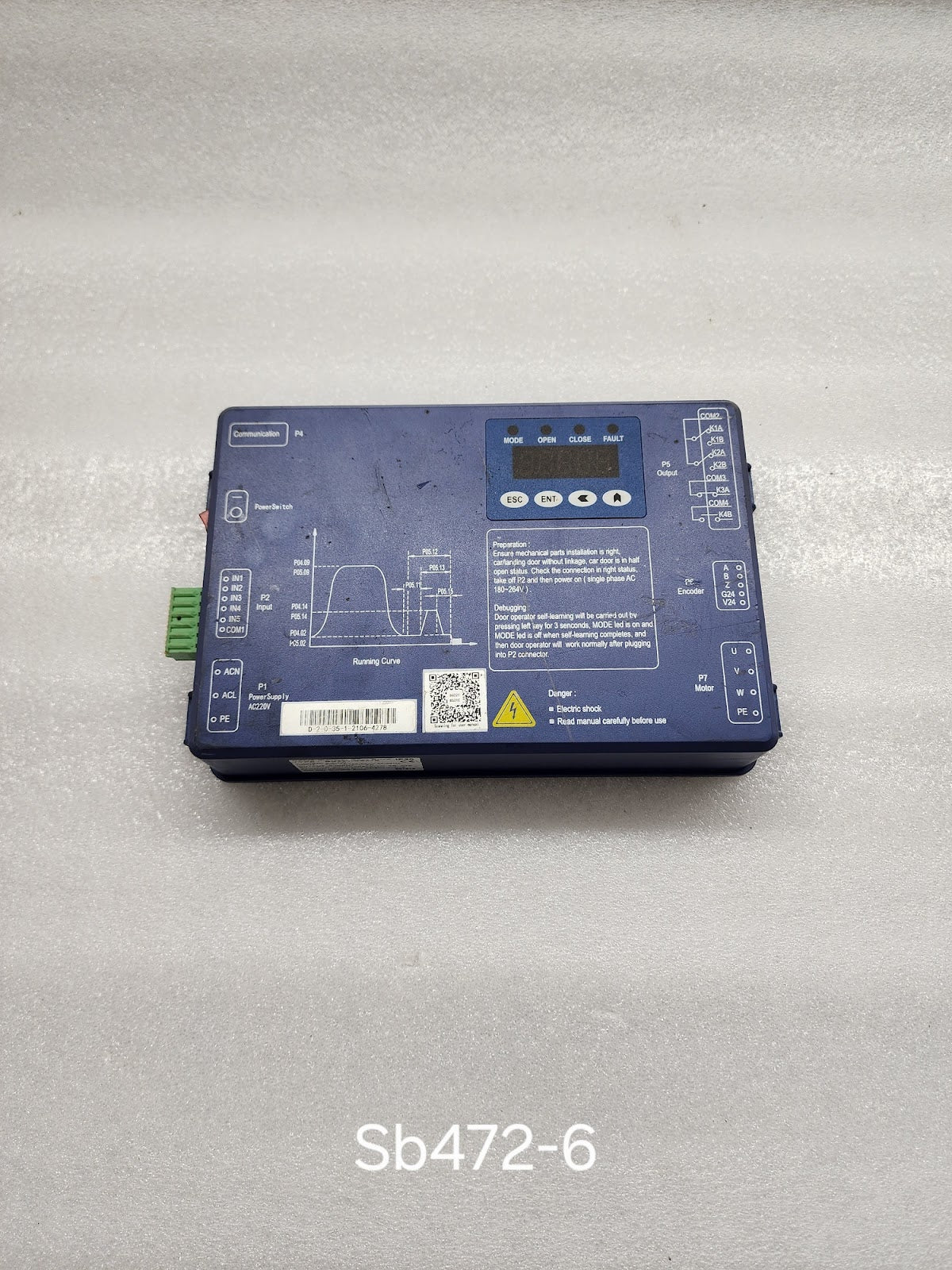SHANGHAI BSTDOORSYSTEM BG221-BS21E ELEVATOR DOOR SYSTEM 0.2KW