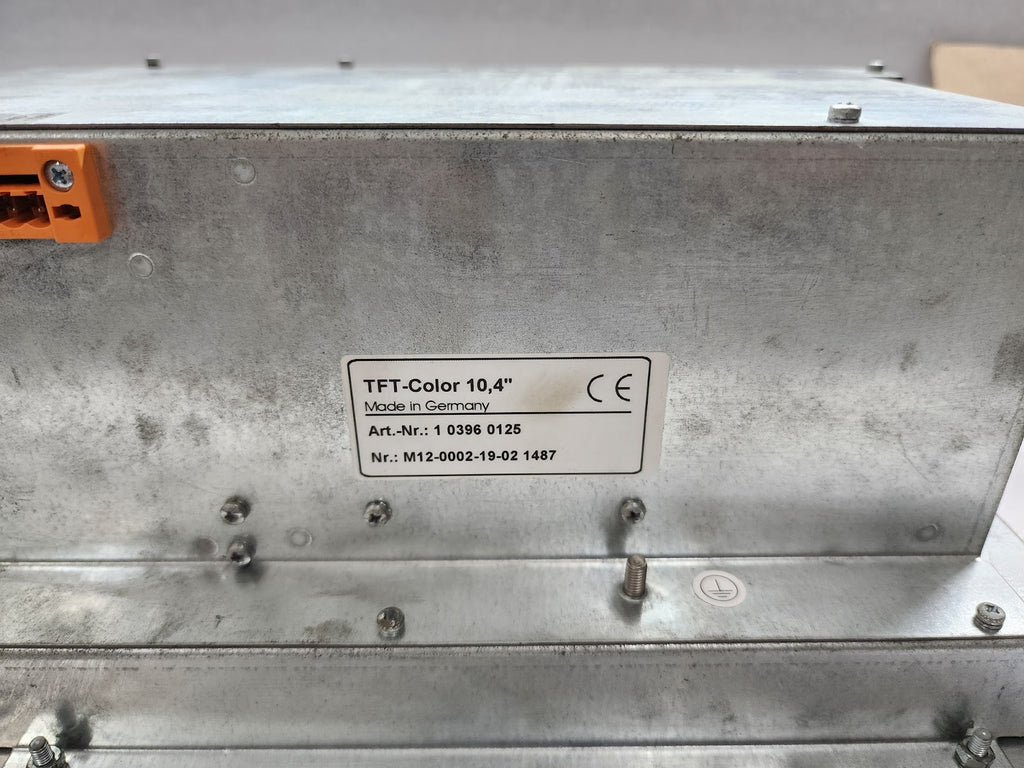BOEKELS EWK 2000 TFT-COLOT 10.4" OPERATOR PANEL 103960125