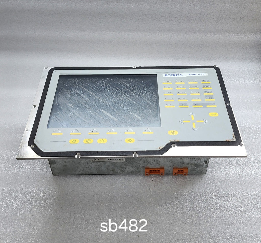 BOEKELS EWK 2000 TFT-COLOT 10.4" OPERATOR PANEL 103960125
