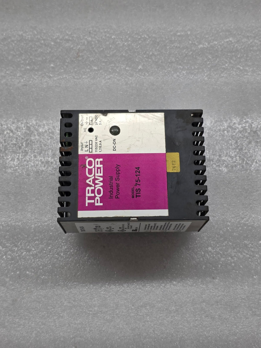 TRACO POWER TIS 75-124 POWER SUPPLY 24VDC 3A