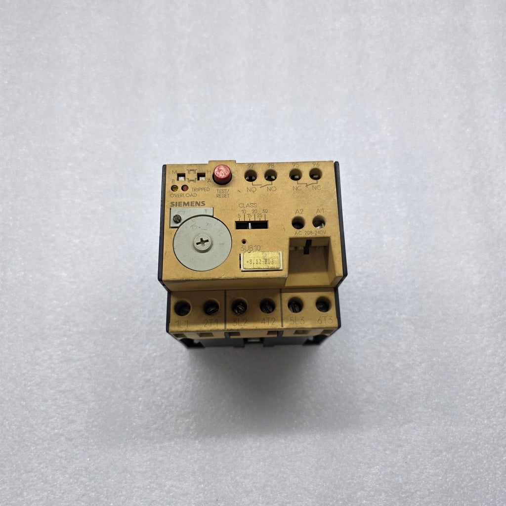 SIEMENS 3UB1005-1QM7 OVELROAD RELAY 6.3-25A