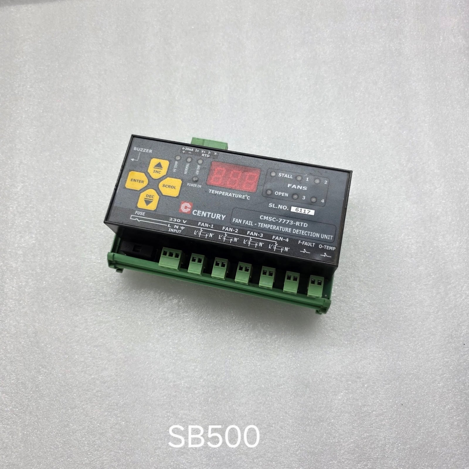 CENTURY CMSC-7773-RTD FAN FAIL TEMPERATURE DETECTION UNIT