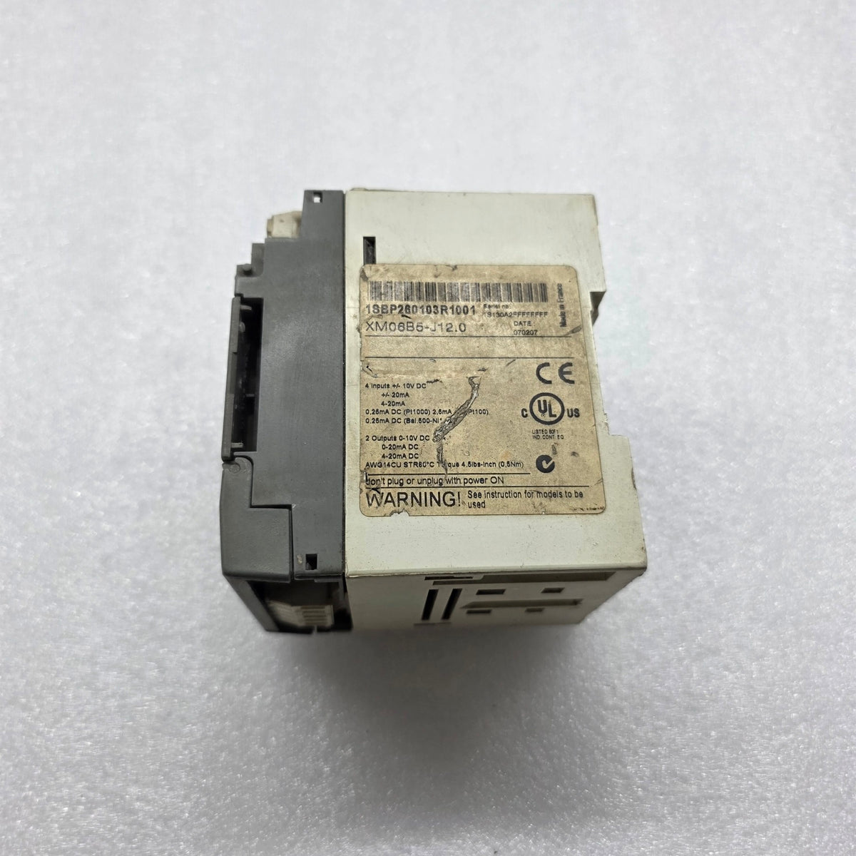 ABB XM06B5-J12.0 EXTENSION I/O MODULE 1SBP260103R1001