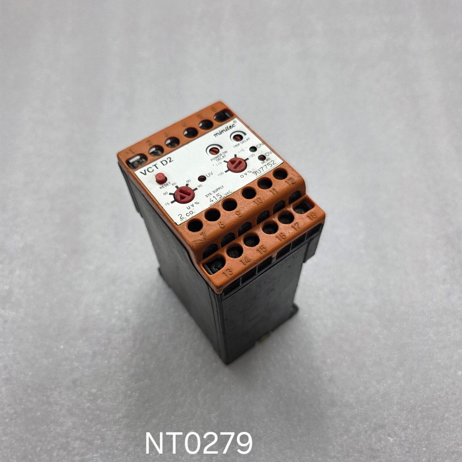 MINILEC VCT D2 MEASURING AND MONITORING RELAY 9U7752 415VAC