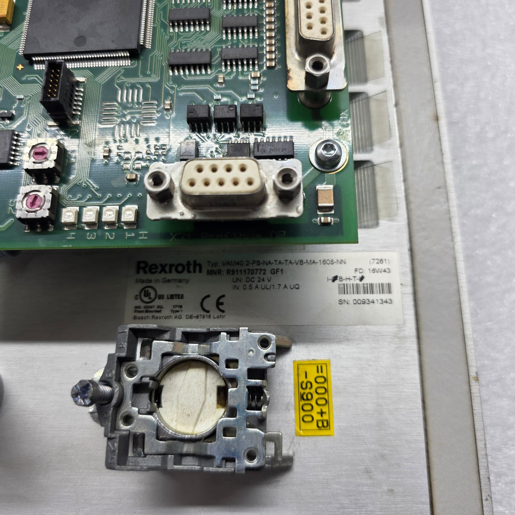 REXROTH INDRACONTROL V R911170772 GF1 VAM40-2-PB-NA-TA-TA-VB-MA-1608-NN