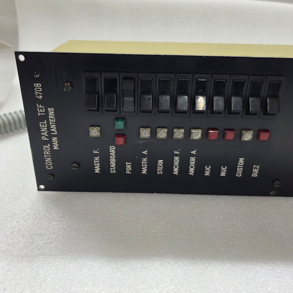 TRANSBERG TEF 4708 CONTROL PANEL MAIN LANTERNS