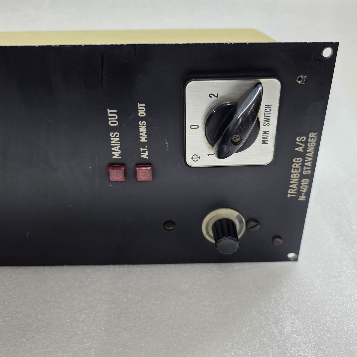 TRANSBERG TEF 4708 CONTROL PANEL MAIN LANTERNS