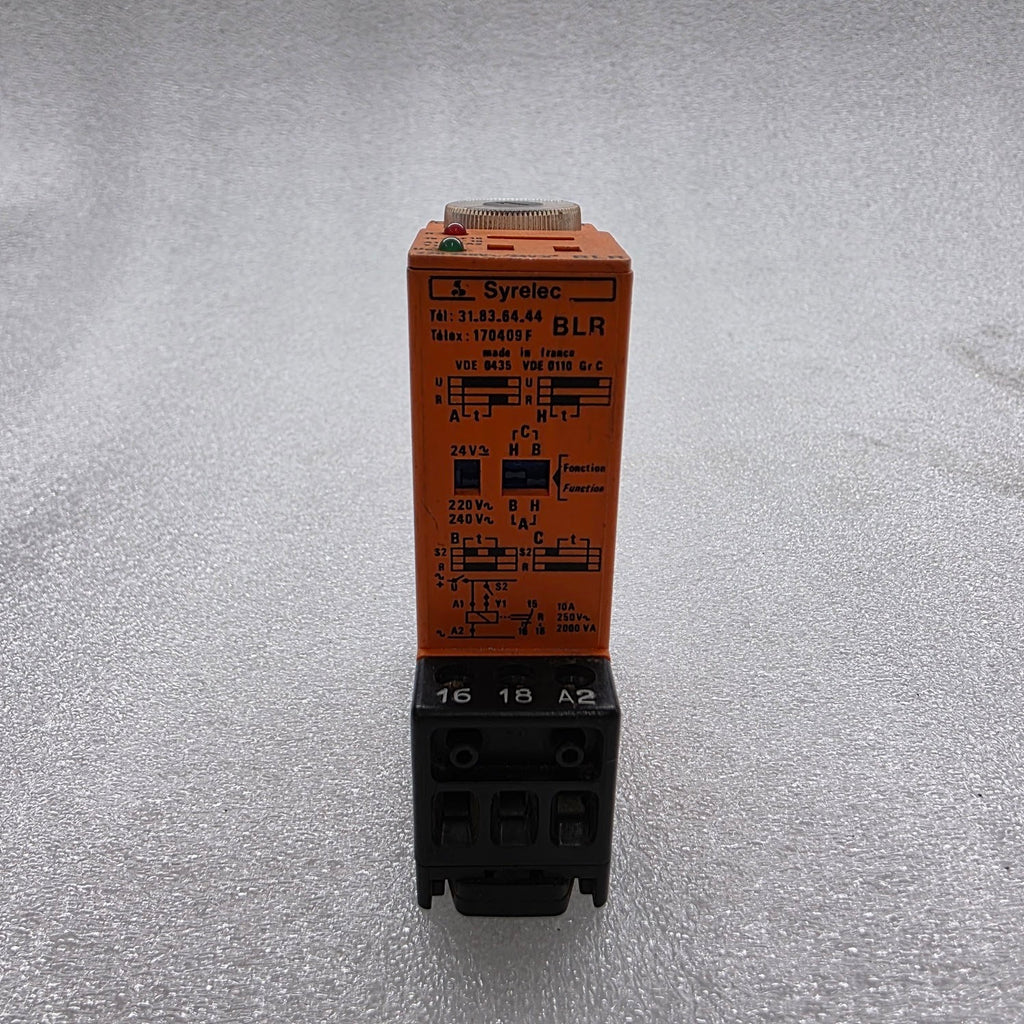 SYRELEC BLR TIMER RELAY 220-240VAC/24VDC